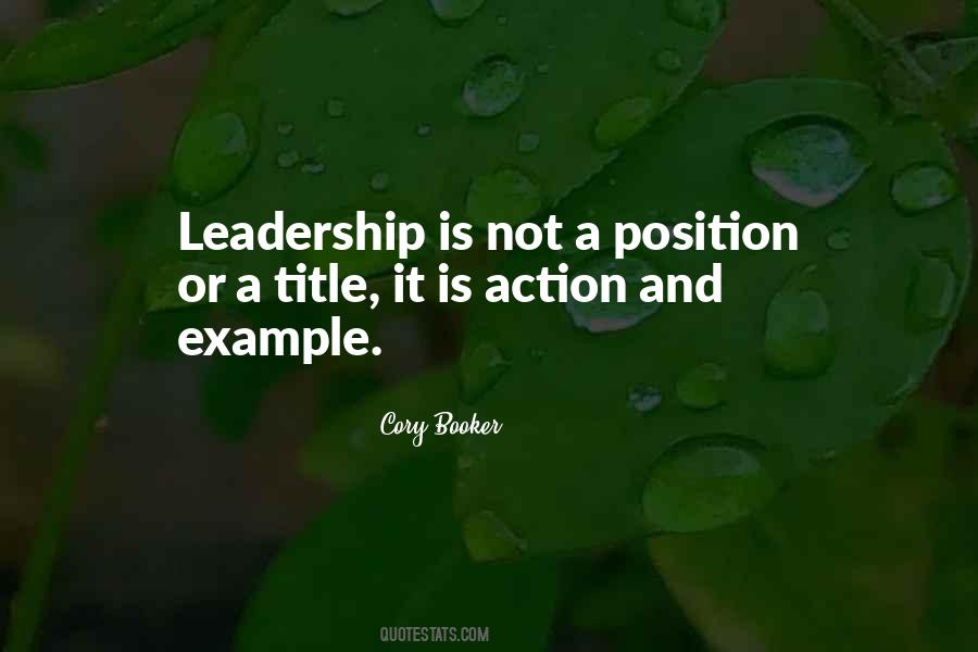 Leadership Is Not Quotes #1731609