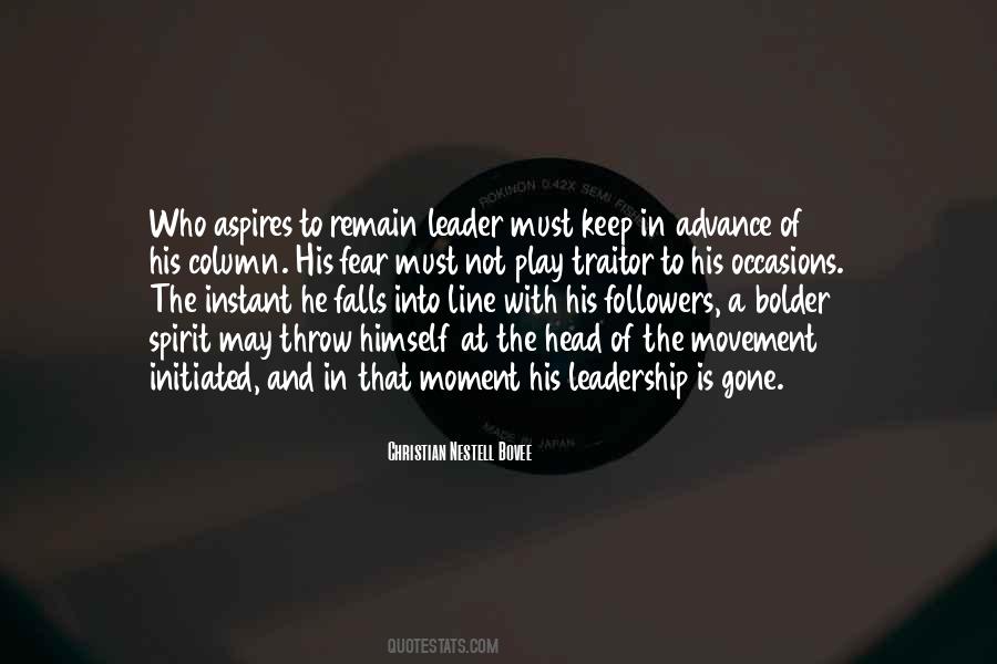 Leadership Is Not Quotes #1953