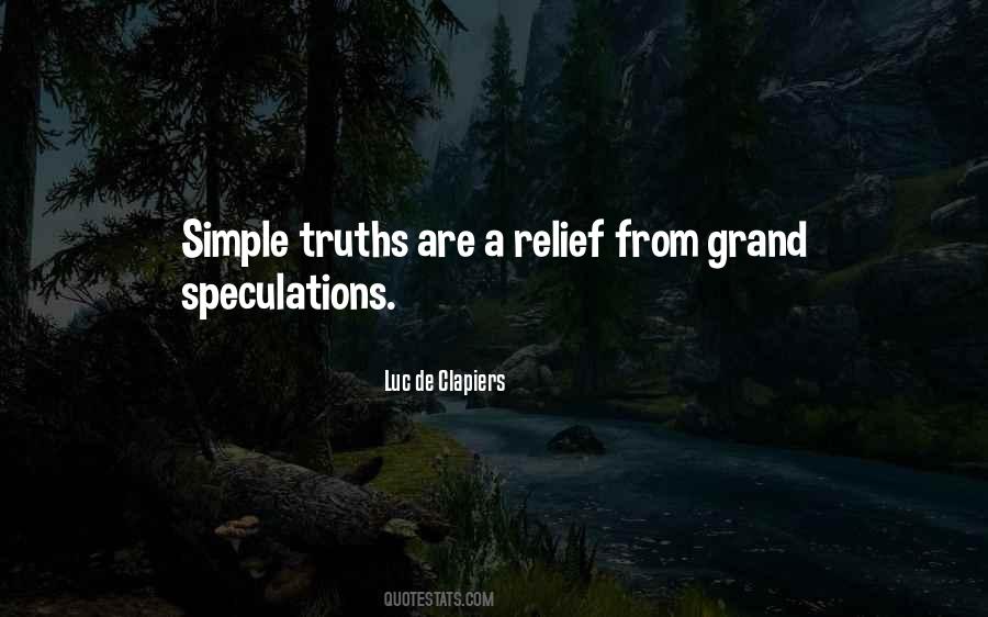 Quotes About Simple Truths #1496596
