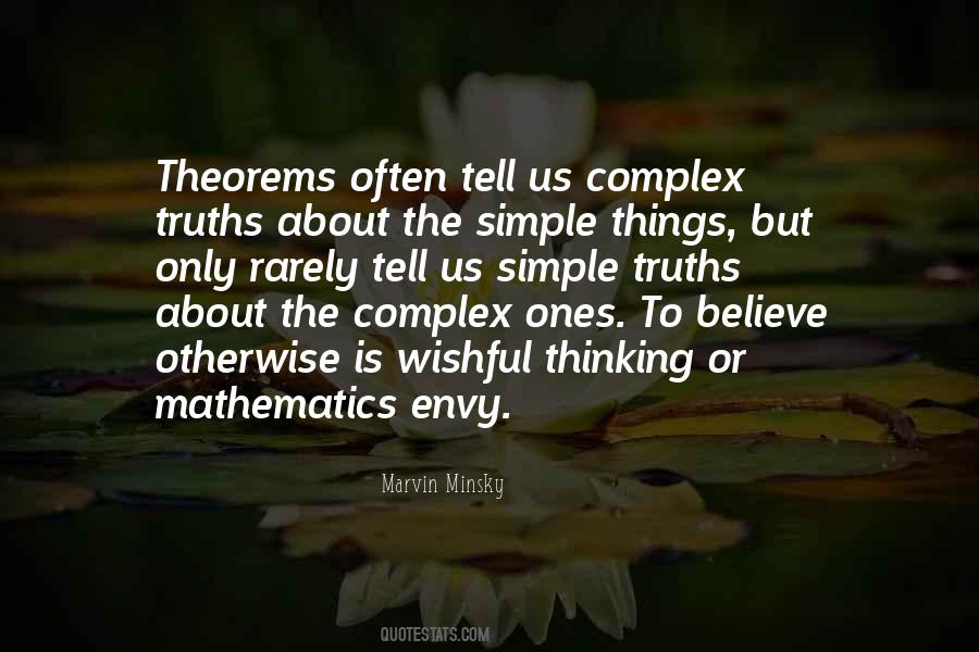 Quotes About Simple Truths #1501968