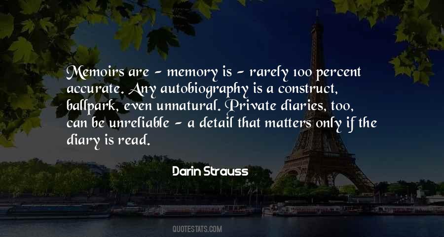 Quotes About Memoirs #1595739