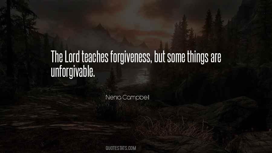 Quotes About Unforgivable #128198