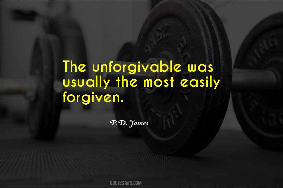 Quotes About Unforgivable #872037