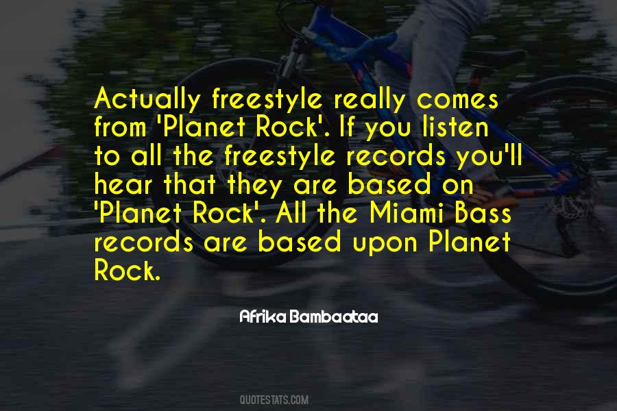 Quotes About Freestyle #1130891