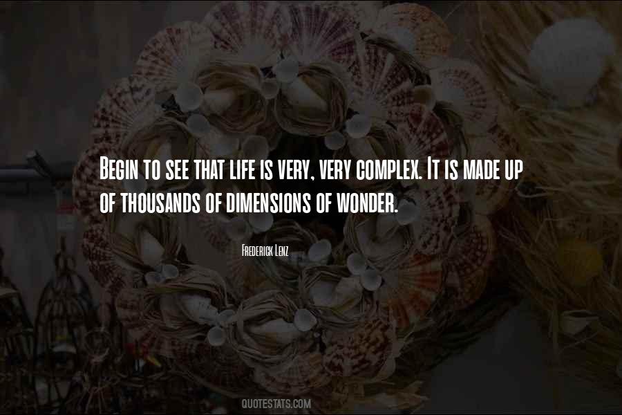 Quotes About Other Dimensions #64553