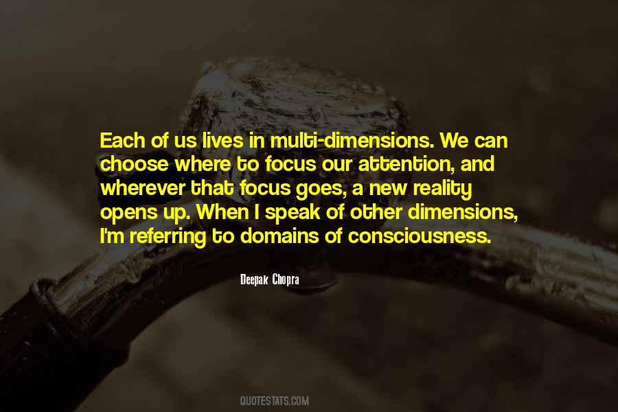 Quotes About Other Dimensions #744418