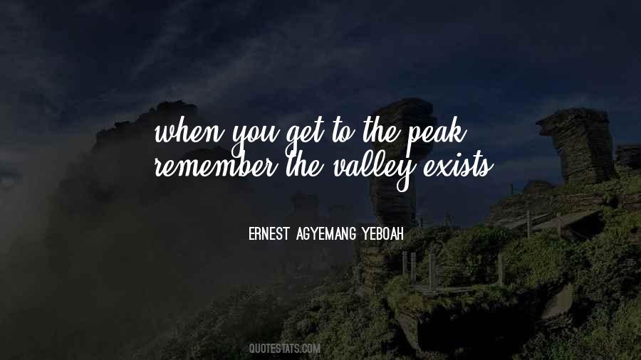Quotes About Mountain Peak #934017