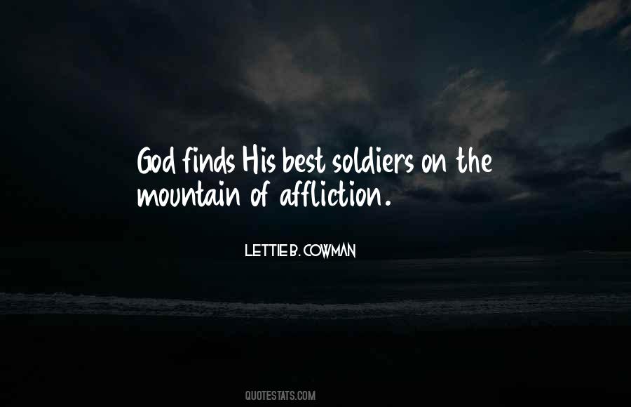 Quotes About Soldiers And God #1550820