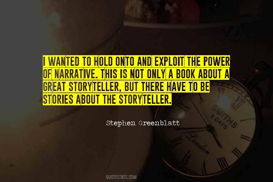 Quotes About Power Of Stories #1316721