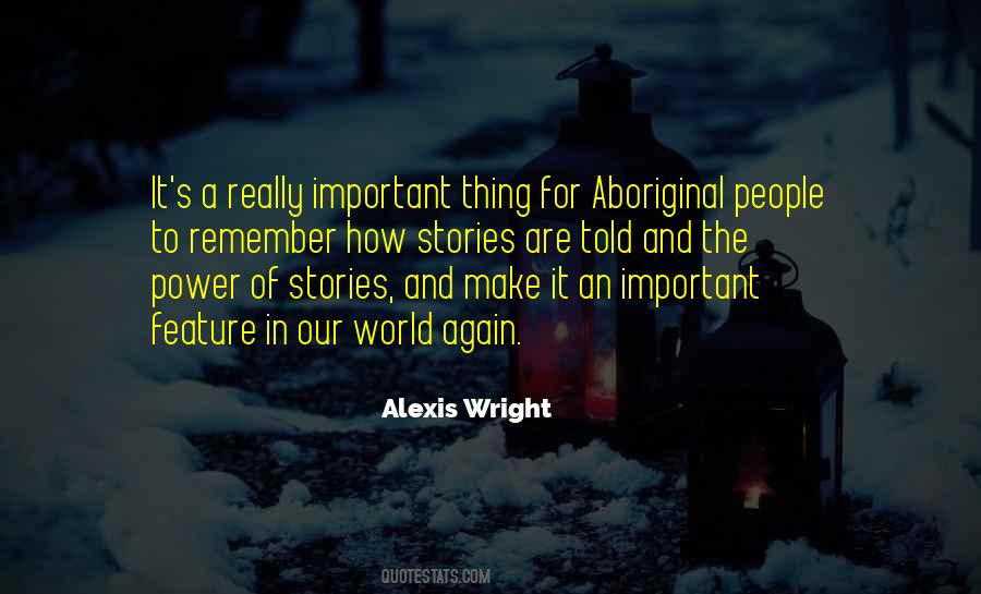 Quotes About Power Of Stories #1840697