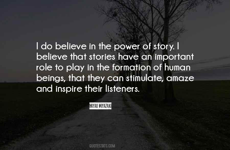 Quotes About Power Of Stories #266428