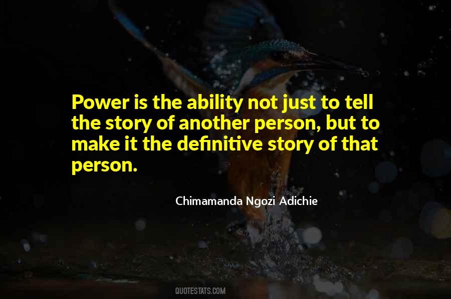 Quotes About Power Of Stories #86817