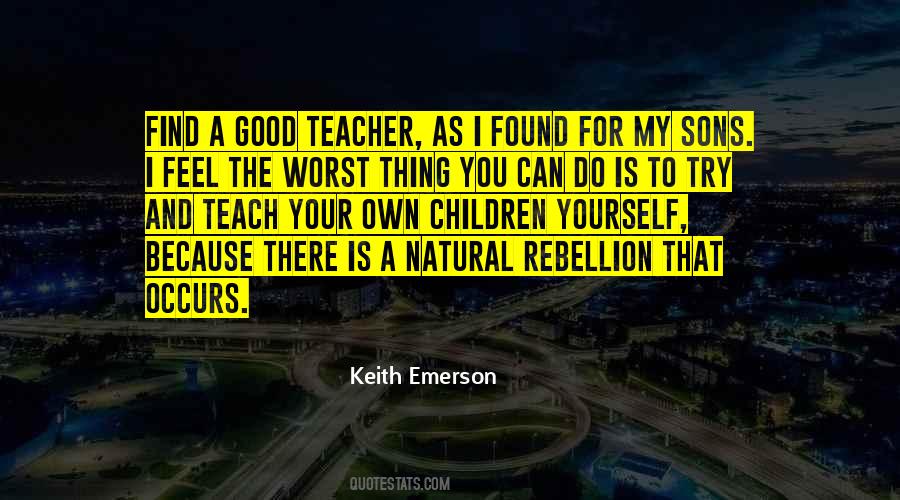 Good Teacher Quotes #1124751