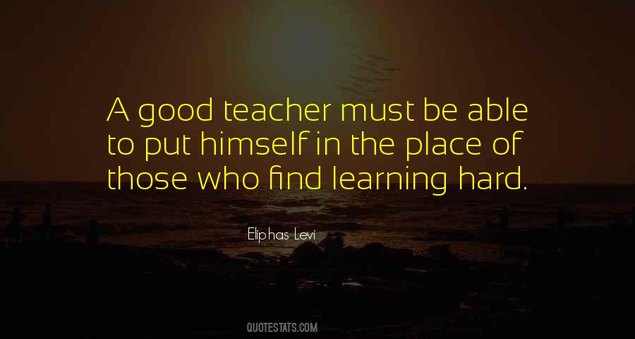 Good Teacher Quotes #1373197