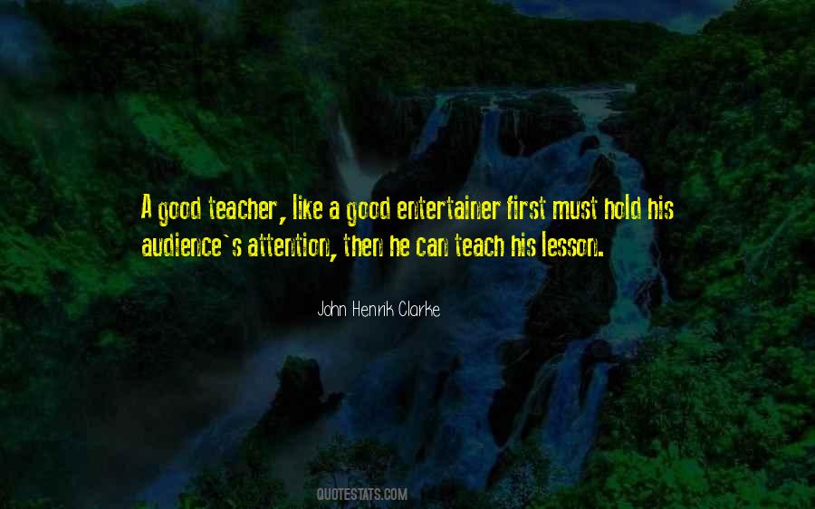 Good Teacher Quotes #1444077
