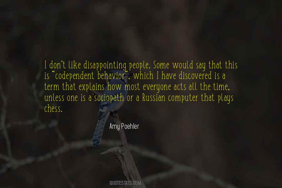 People Disappointing Quotes #1096136