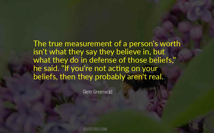 The Worth Of A Person Quotes #324808