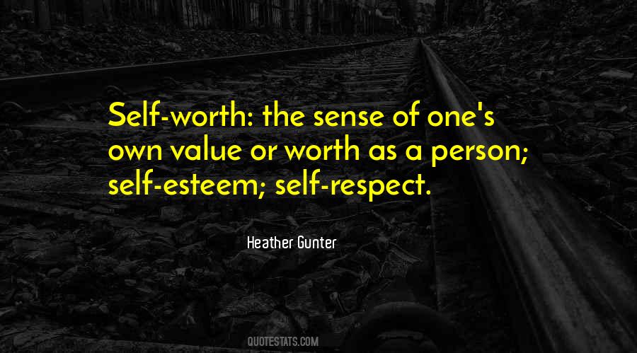 The Worth Of A Person Quotes #359622