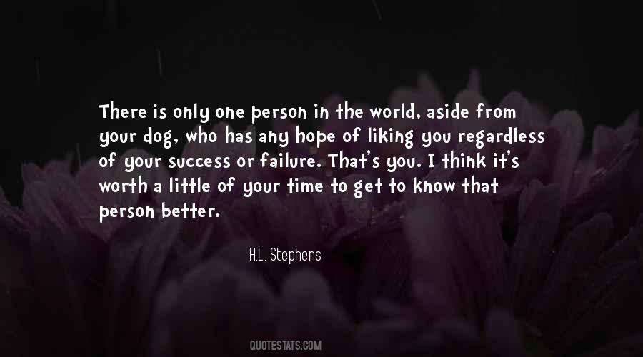 The Worth Of A Person Quotes #466457