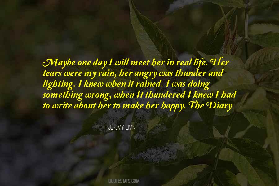 I Love The Rain Quotes #248660