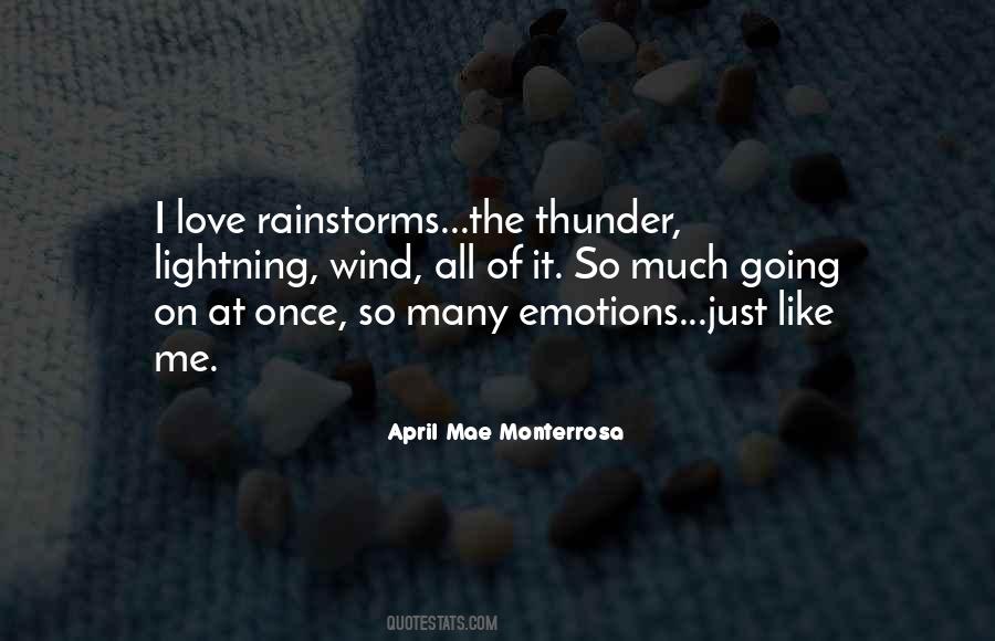 I Love The Rain Quotes #711671