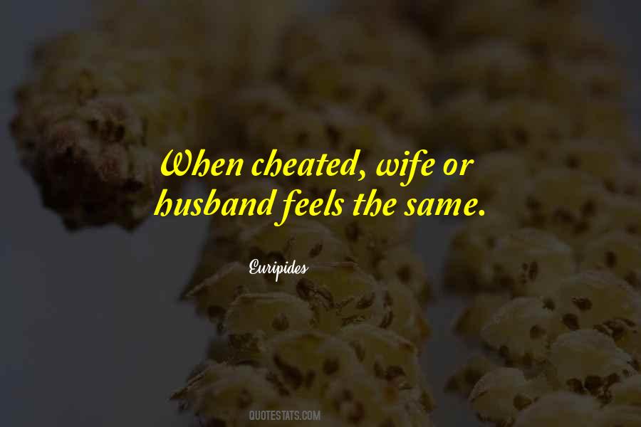 Wife Cheated Quotes #1747101