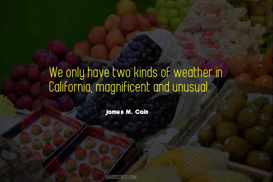Quotes About Unusual Weather #605933
