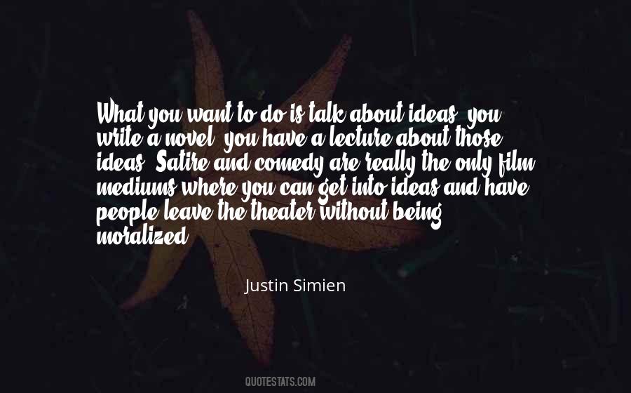 Comedy Theater Quotes #708443