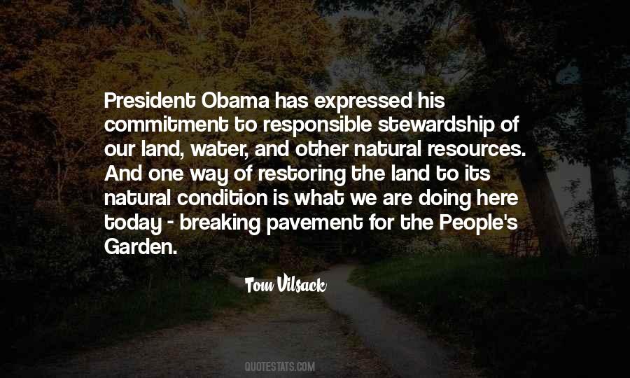 Quotes About Land Stewardship #1717748