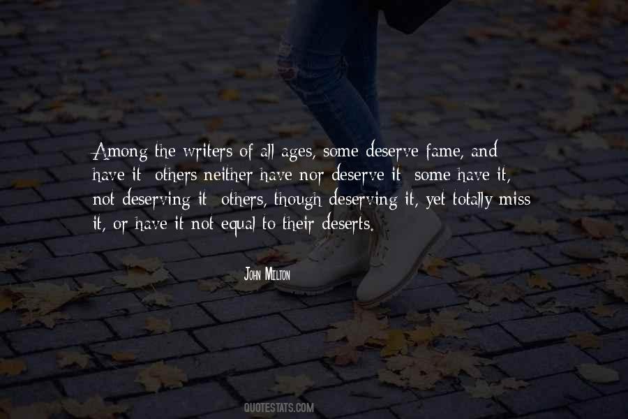 You Are Deserving Quotes #333652