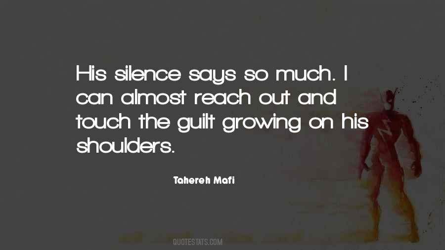 Quotes About Guilt And Silence #120873