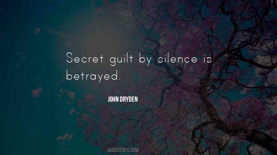 Quotes About Guilt And Silence #150361