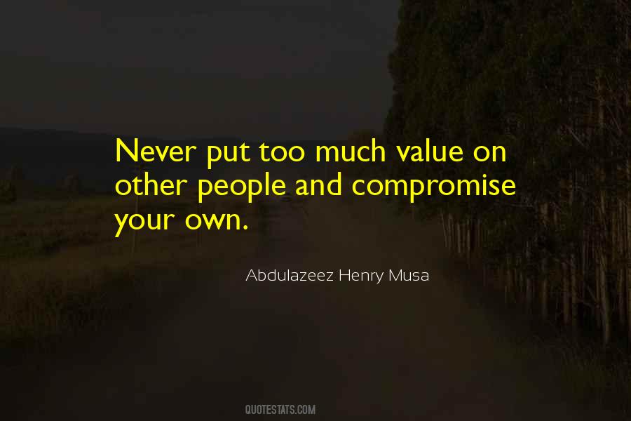 Value People Quotes #12910