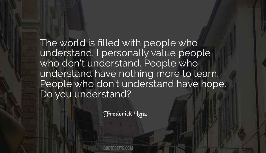 Value People Quotes #459811