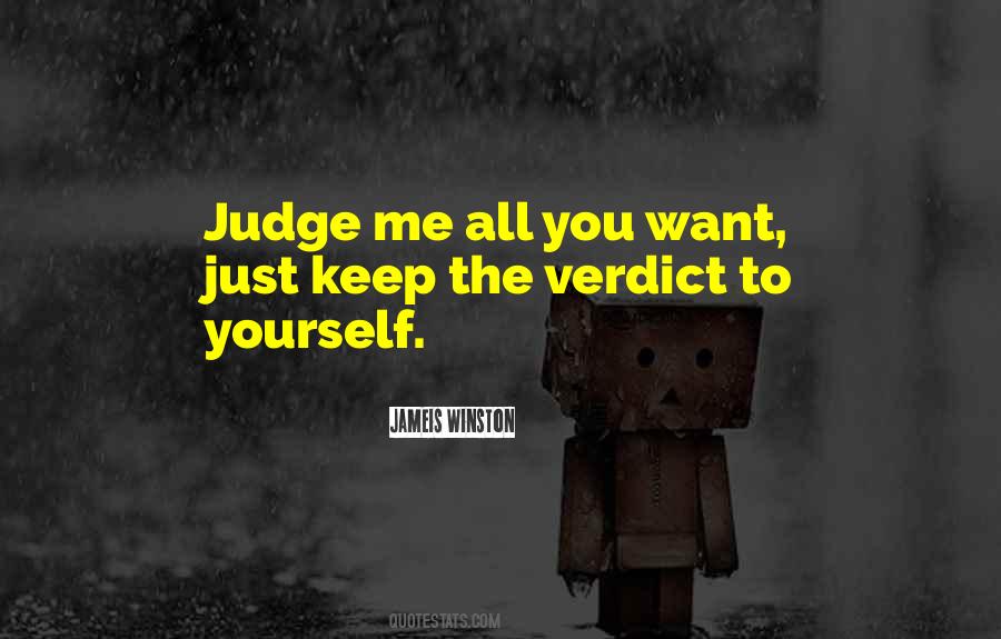 Quotes About Judging Me #126000