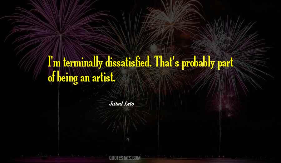 Being An Artist Quotes #1155378