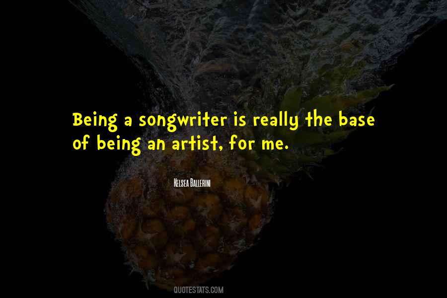 Being An Artist Quotes #1282534