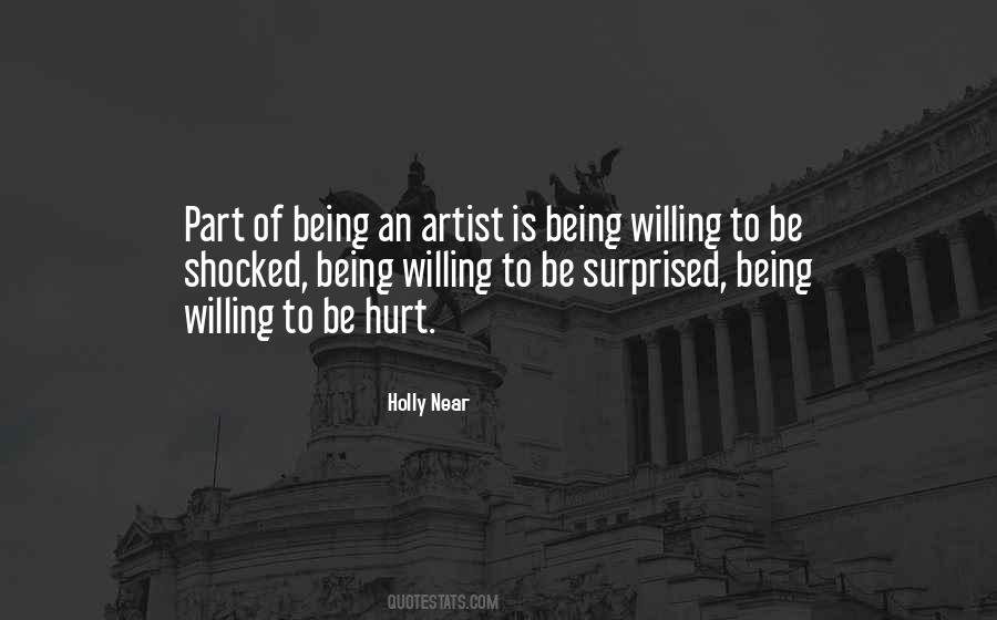 Being An Artist Quotes #1828781