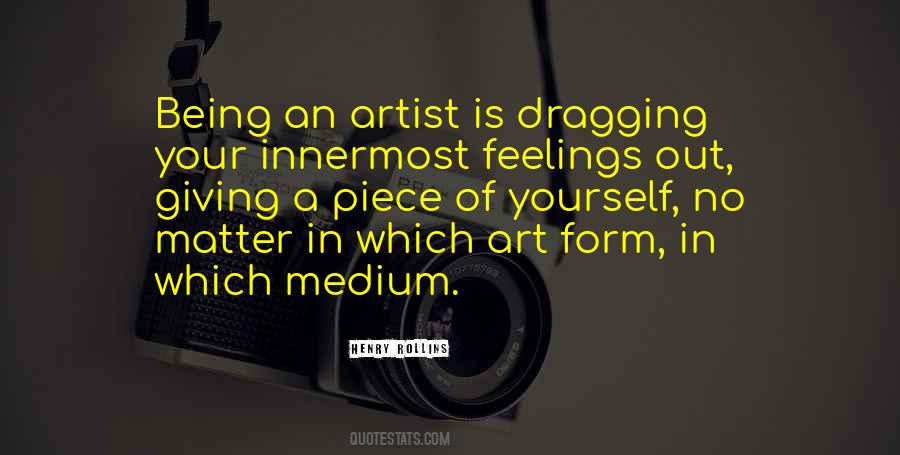 Being An Artist Quotes #254466