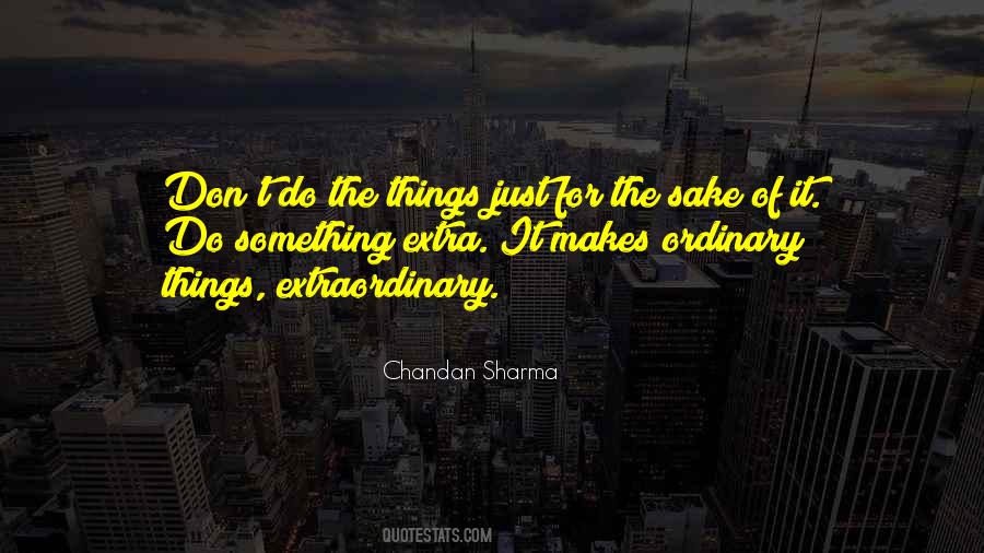 Extra Ordinary Quotes #724256