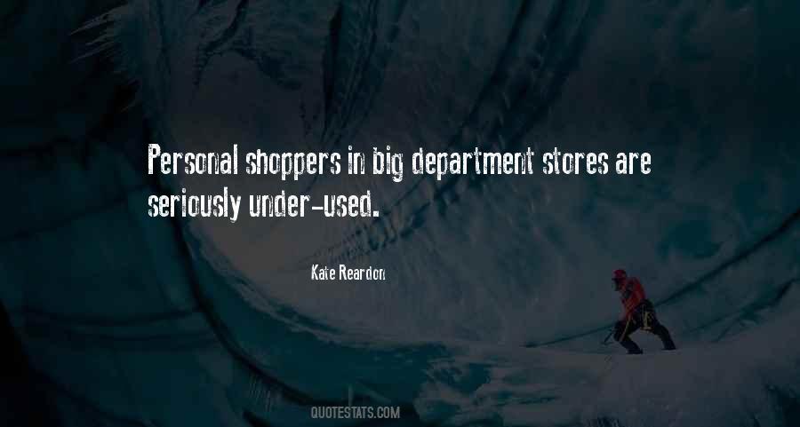 Quotes About Department Stores #1411935