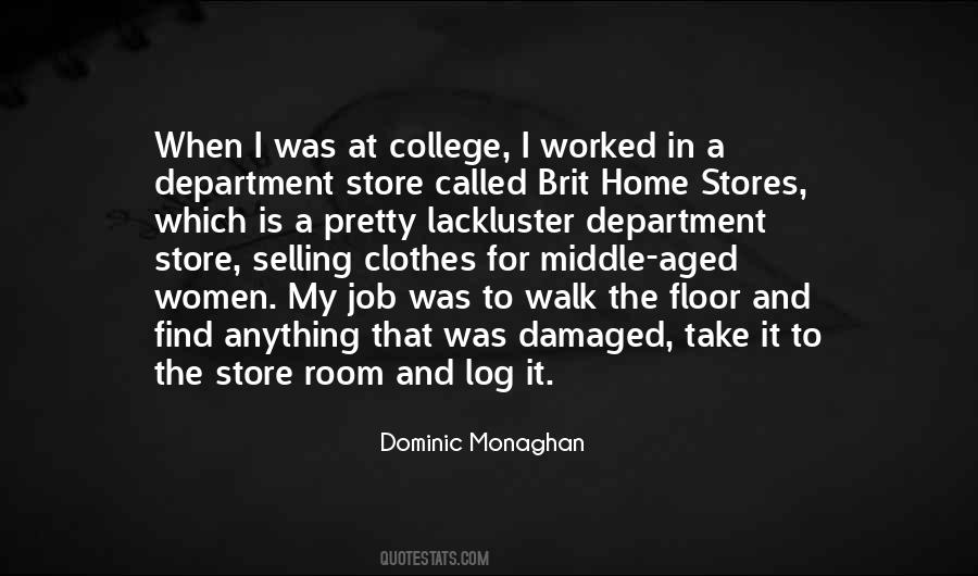 Quotes About Department Stores #190693