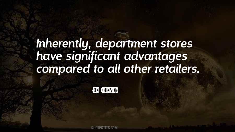 Quotes About Department Stores #26165