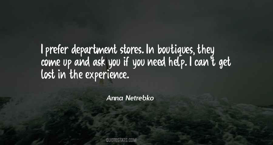 Quotes About Department Stores #670901
