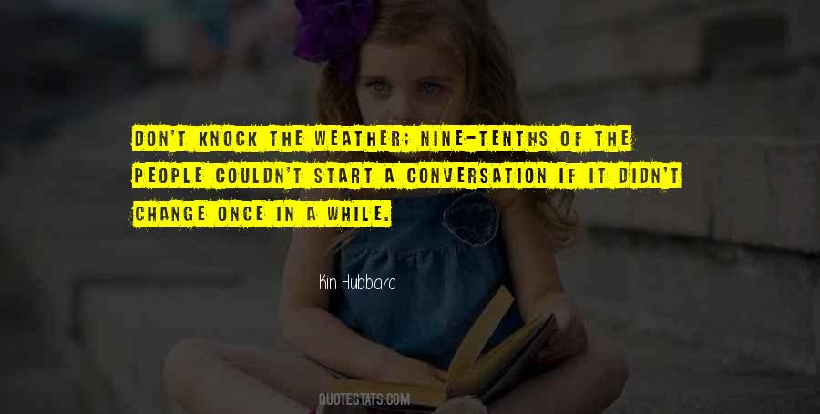Quotes About Change In The Weather #156640