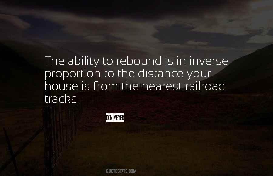 Quotes About Rebound #1443624