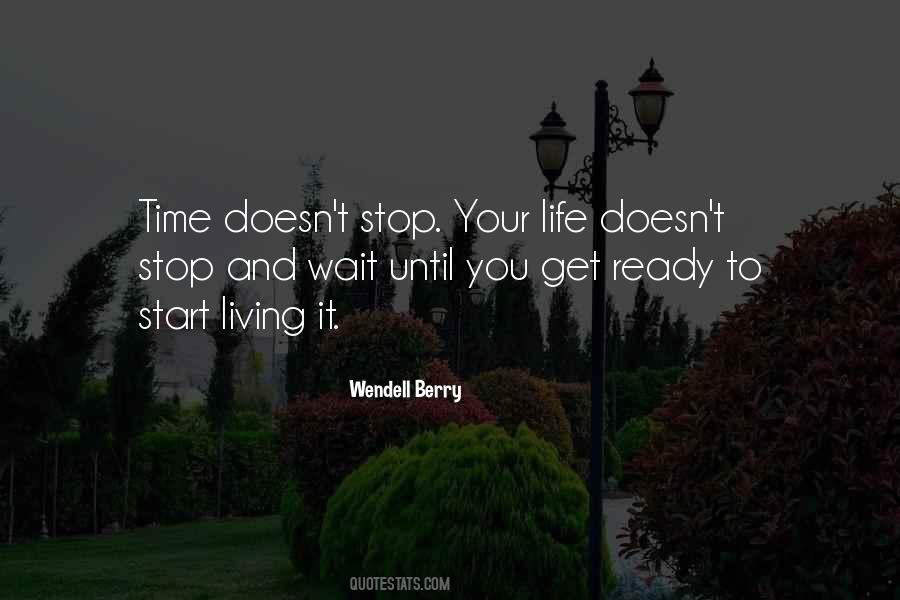 Quotes About Time Doesn't Wait #893227
