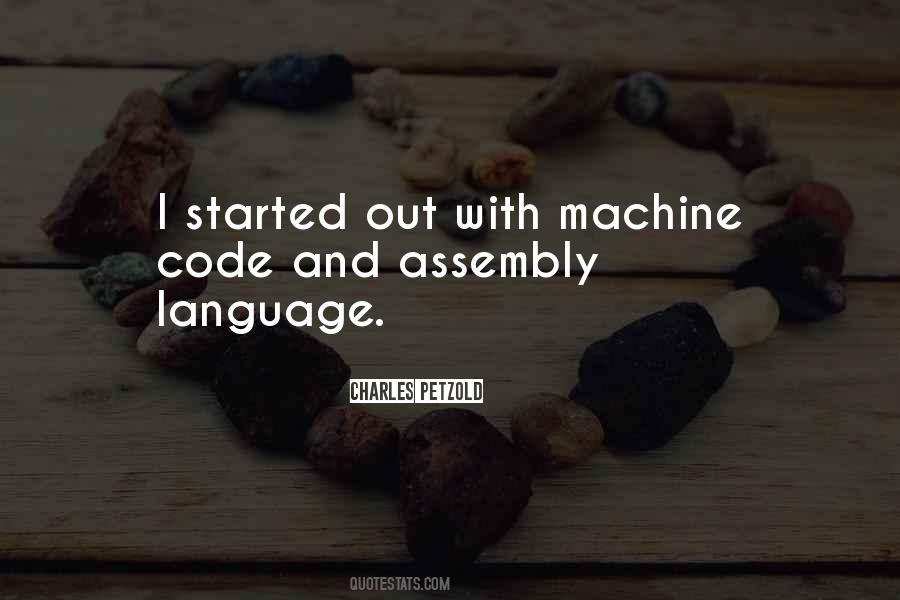 Quotes About Assembly Language #1382184