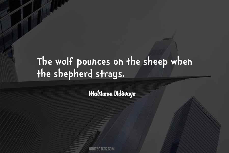 Wolf Sheep Quotes #361949