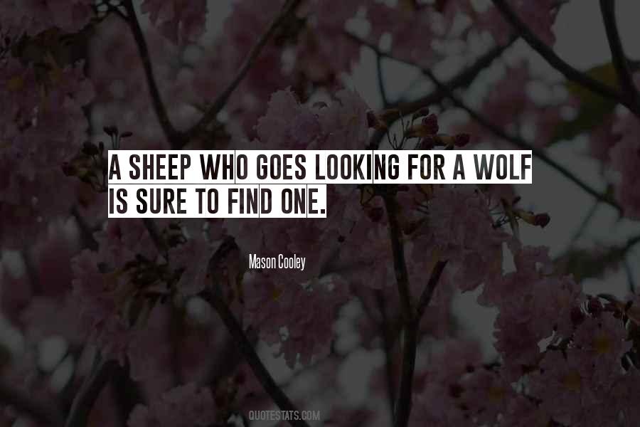 Wolf Sheep Quotes #477327